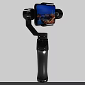 Tech Exhibition Hall Showcasing MOZA Handheld Gimbal Stabilizer With Smartphone 3d model