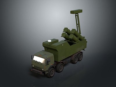 missile vehicle anti-aircraft missile vehicle cruise missile vehicle anti-tank missile vehicle military vehicle military vehicle transportation 3d model