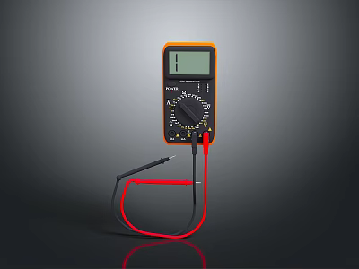 Digital Multimeter with LCD Display for Computer Hardware Testing and Repair 3d model Digital Multimeter with LCD Display for Computer Hardware Testing and Repair 3d model