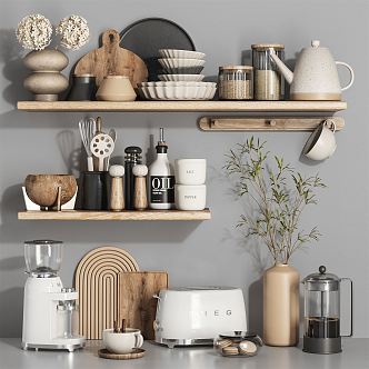 Modern Kitchen Supplies Kitchen Supplies Ornaments 3d model