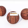 High Quality Spalding Basketballs Sports Equipment With Brown Leather Surface And Black Stitching