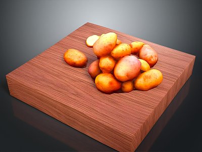 Potatoes Potato Vegetables Fruits Vegetables Fruits and Vegetables Fresh Fruits and Vegetables seasonal fruits and vegetables organic fruits and vegetables food 3d model