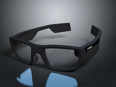 BOSE Black Glasses With Modern Sleek Frame And Comfortable Design 3d model