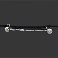 Sturdy Automotive Chassis Frame With Wheels Suspension And Drivetrain Components
