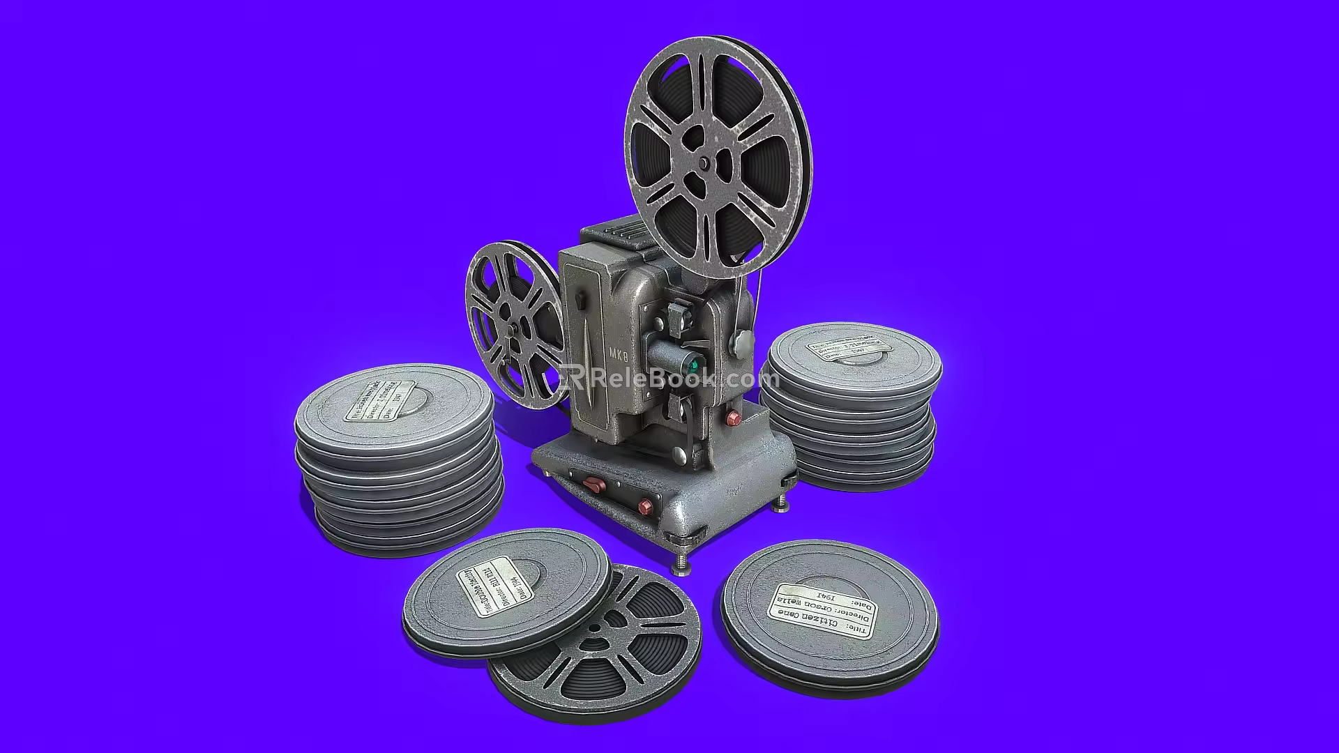 Movie Projector Movie Projector Vintage Movie Projector suit 3d model