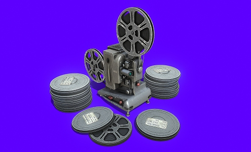 Movie Projector Movie Projector Vintage Movie Projector suit 3d model