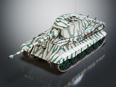 Modern Tank Tiger Tank 3d model