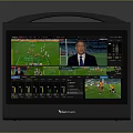 Professional Portable Video Control Computer For Sports Live Streaming With Interface Monitor