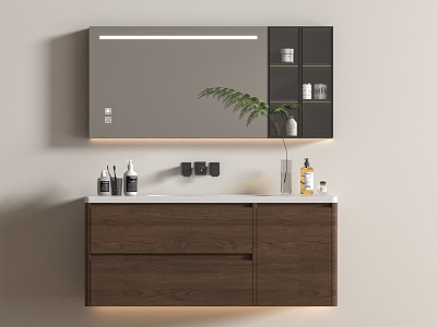 Modern bathroom cabinet 3d model