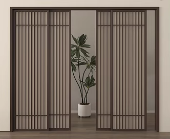 Modern glass sliding door glass sliding door glass sliding door kitchen door 3d model