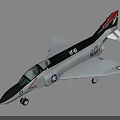 US Navy VT-82 Jet Aircraft With American Insignia And Detailed Design