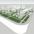 Commercial Urban Planning Sand Table Equipment With Building Green Space And Road Model