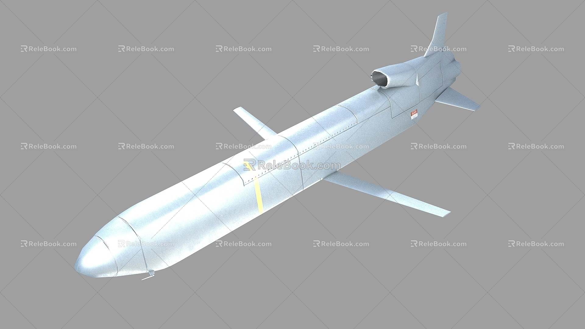 PBR AGM86 AGM86 Air-Launched Cruise Missile Air-Launched Tomahawk ALCM 3d model