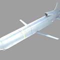 PBR AGM86 AGM86 Air-Launched Cruise Missile Air-Launched Tomahawk ALCM 3d model