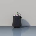 Entertainment Electrical Device Black Modern Portable Speaker With Sleek Design And Audio Cable