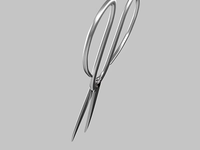 Hardware Tools Metal Scissors With Sharp Blades And Ergonomic Handle Design 3d model