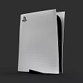 Modern White PlayStation Entertainment Console Gaming System For Home Use 3d model