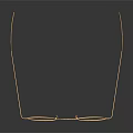 Trendy Gold Frame Sunglasses With Red Lenses For Fashion Accessory Look