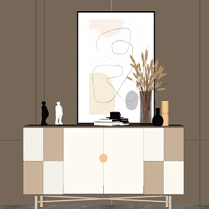 Modern Side Cabinet Side Cabinet Entrance Cabinet 3d model
