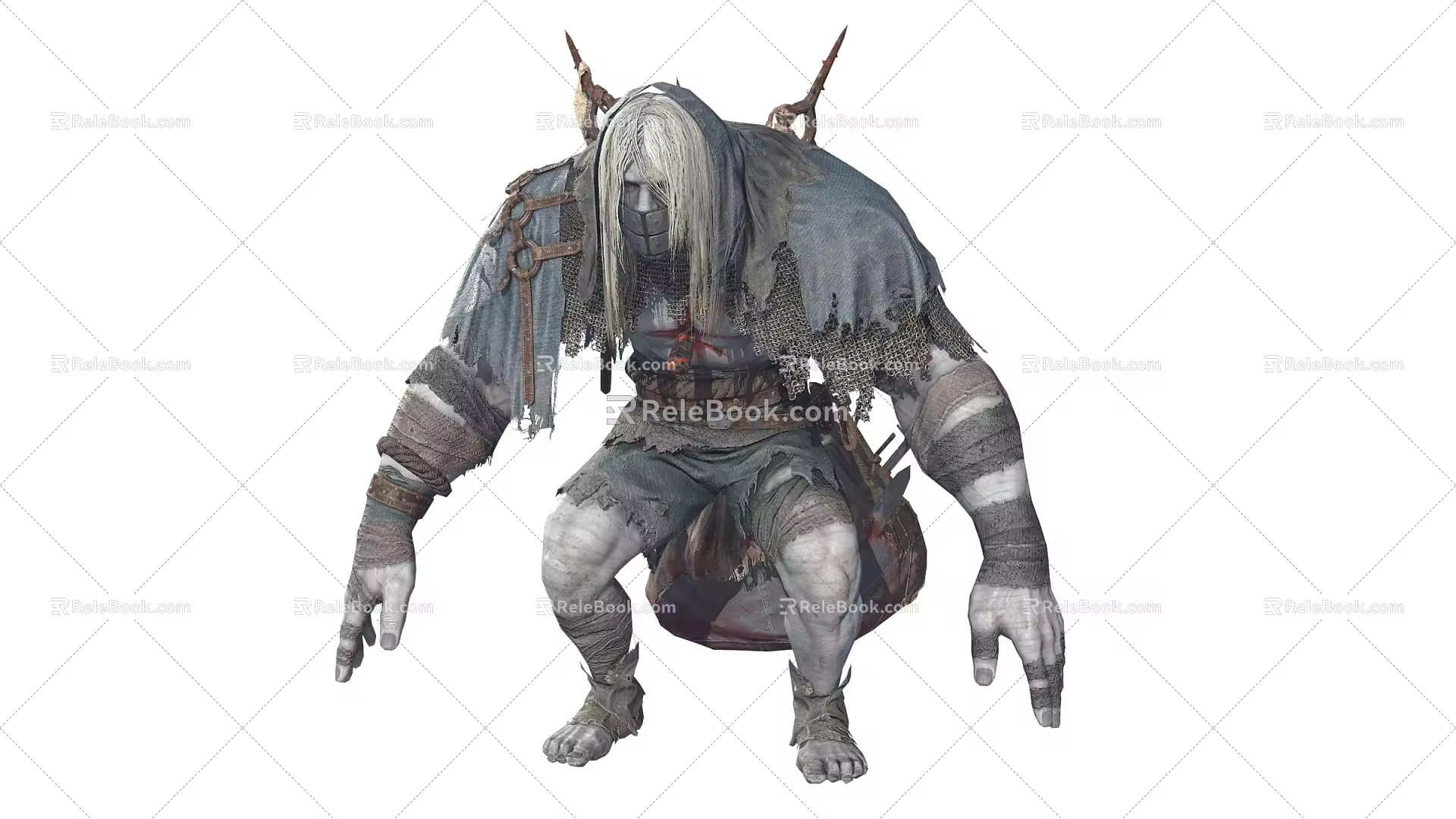 Gravedigger game character 3d model