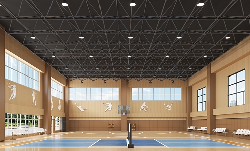 Gymnasium 3d model