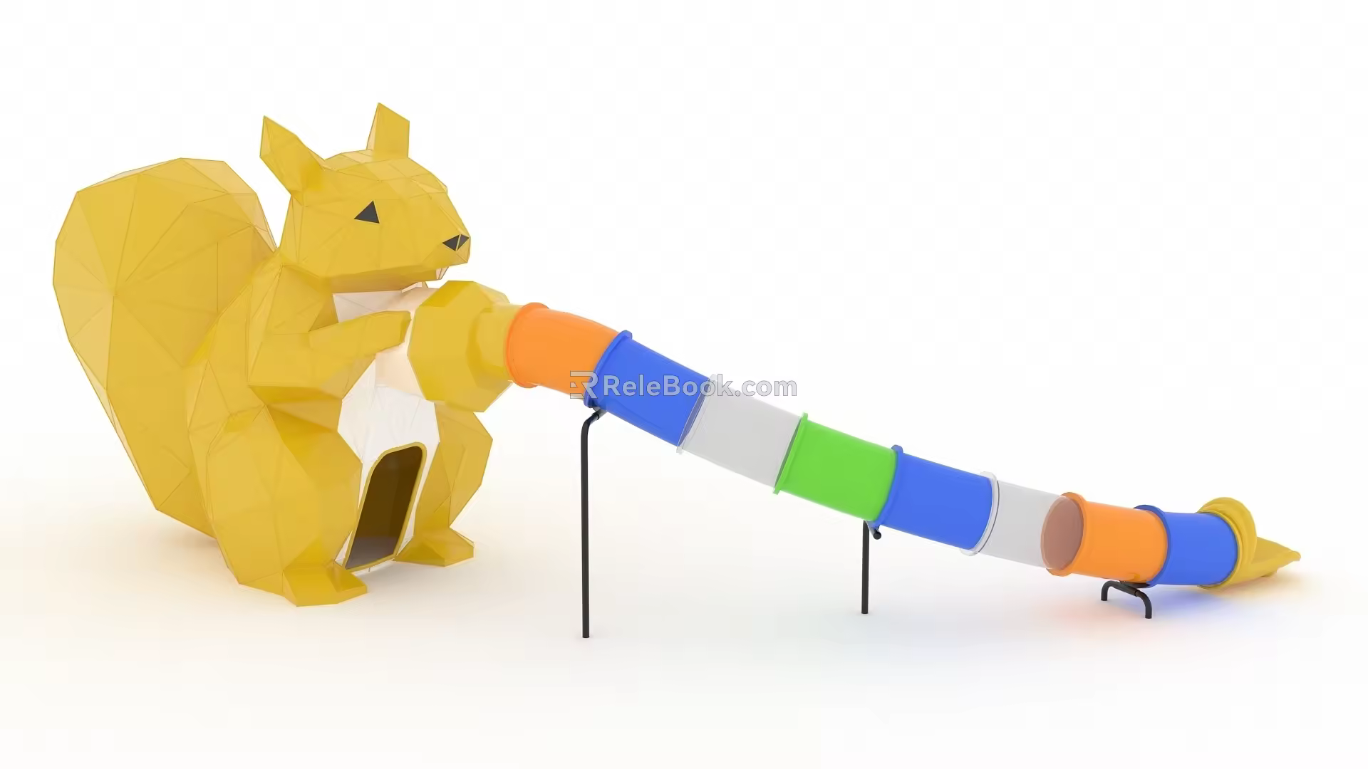 Squirrel Slide 3d model