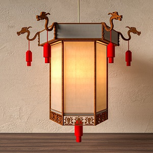 New Chinese Lantern 3d model