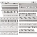Crown Molding With Various Decorative Designs Ornate Patterns And Intricate Textures