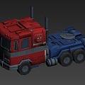 Optimus Prime Transformers Movie Characters 3d model