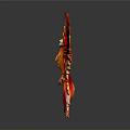Vibrant Phoenix Mythical Bird With Spread Flaming Feathers And Colorful Plumage