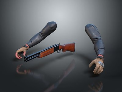 Modern weapons, hot weapons, hot weapons, guns, military articles, military equipment, military supplies, munitions 3d model