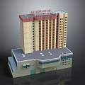 International Office Building With Integrated Hotel And Shopping Mall Facilities