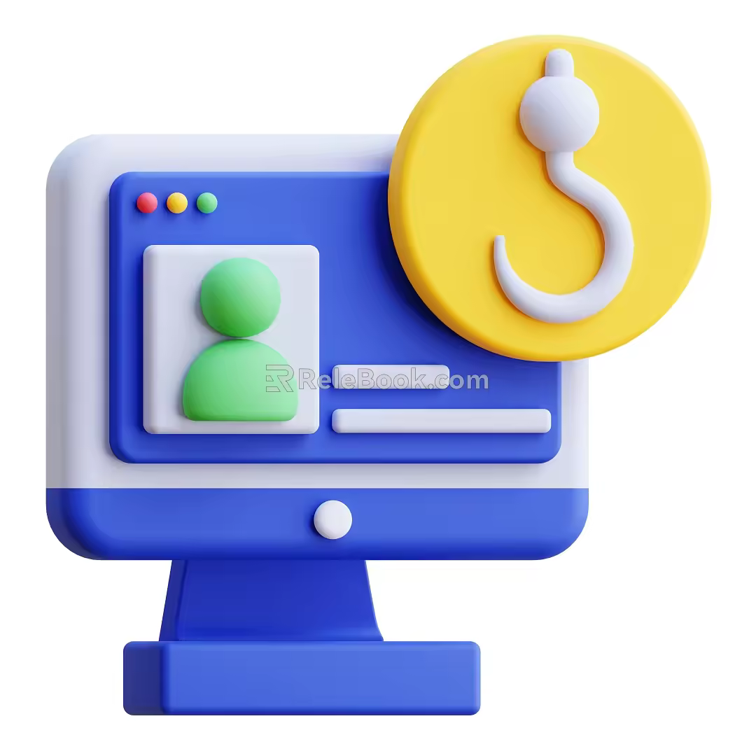 Modern Cartoon Computer Display Cartoon Display 3d model