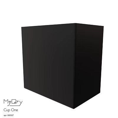 Black Cube Detergent Container For Daily Washing Household Cleaning Use 3d model
