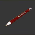 High Quality Red Pencil Essential Daily Life Writing Tool With Smooth Finish