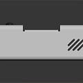 White Rectangular Technical Equipment With Functional Components And Smooth Surface