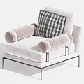 Single sofa single chair leisure chair 3d model