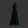 Fashionable Green Long Sleeve Collared Buttoned Coat With Textured Fabric