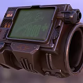 Futuristic Digital Wrist Gadget Featuring Green Screen Mechanical Design And 7000 Plus