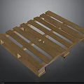 Wooden Pallet Equipment For Storage And Transportation With Sturdy Planks