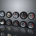 Various Car Tire Designs With Different Alloy Wheels And Stylish Rim Styles