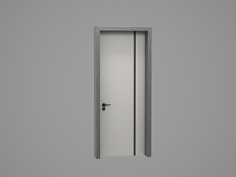 Wooden door 3d model