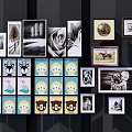 Various Style Wall Art Prints Including Black And White And Colorful Decor Pieces