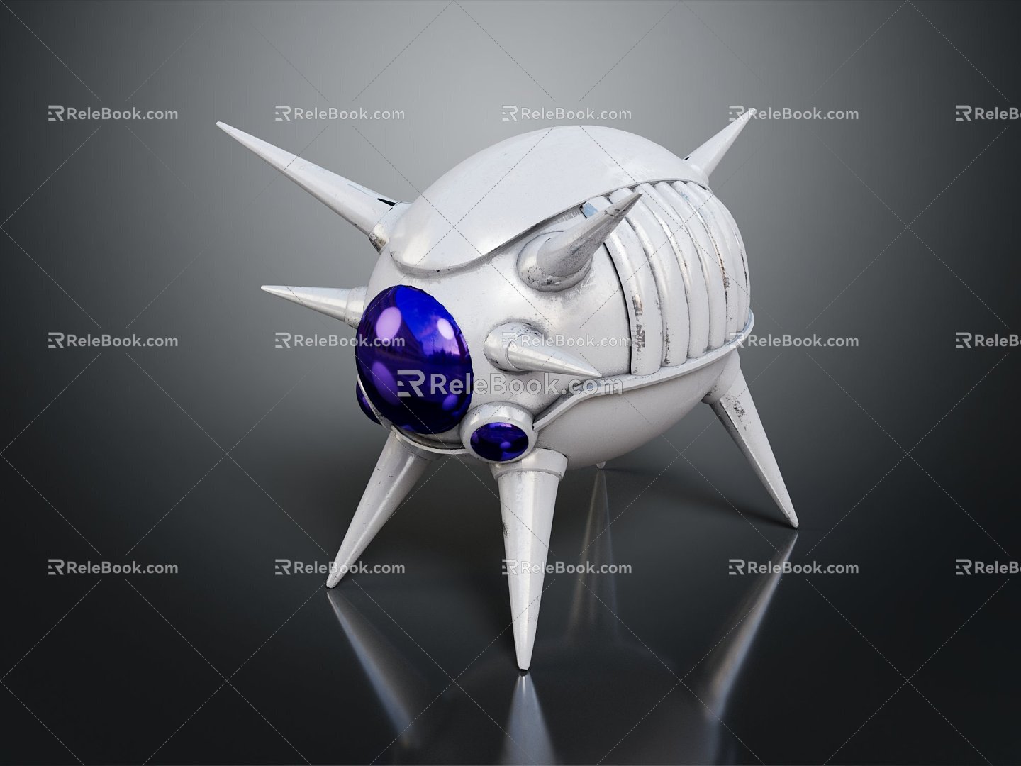 Modern Spaceship Spacecraft Spacecraft 3d model