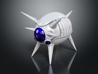 Modern Spaceship Spacecraft 3d model