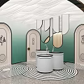 Modern toilet 3d model
