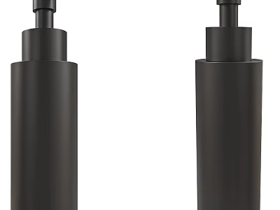 Modern Black Bathroom Soap Dispensers Stylish Accessories For Home Bathroom 3d model