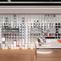 Modern Stationery Store Large Stationery Store Display Table Display Cabinet Book Stationery 3d model