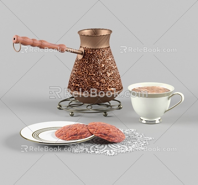 Turkish Coffee Pot Coffee Pot 3d model