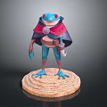 Frog Poison Frog Game Frog Reptile Cold Blooded Animal Reptile 3d model